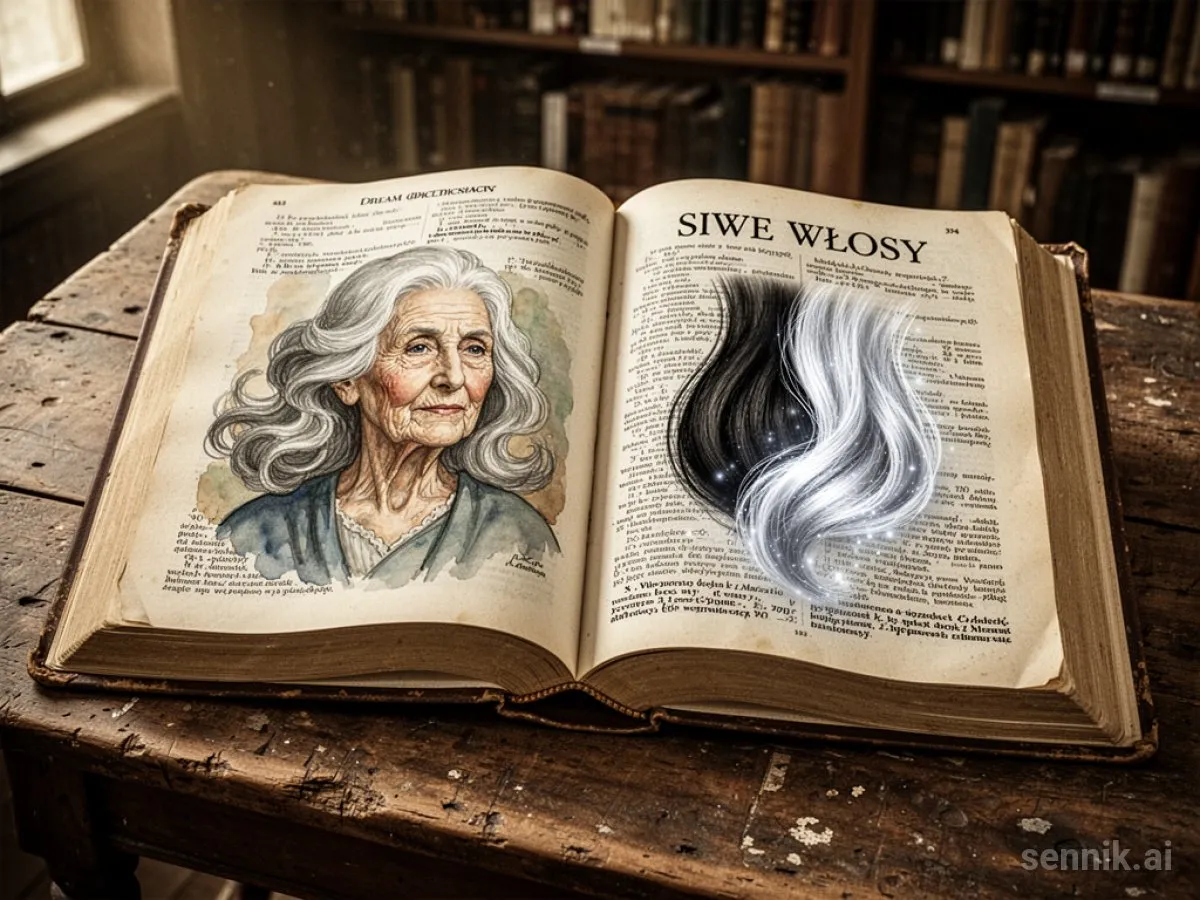 Sennik Siwe włosy – znaczenie snu